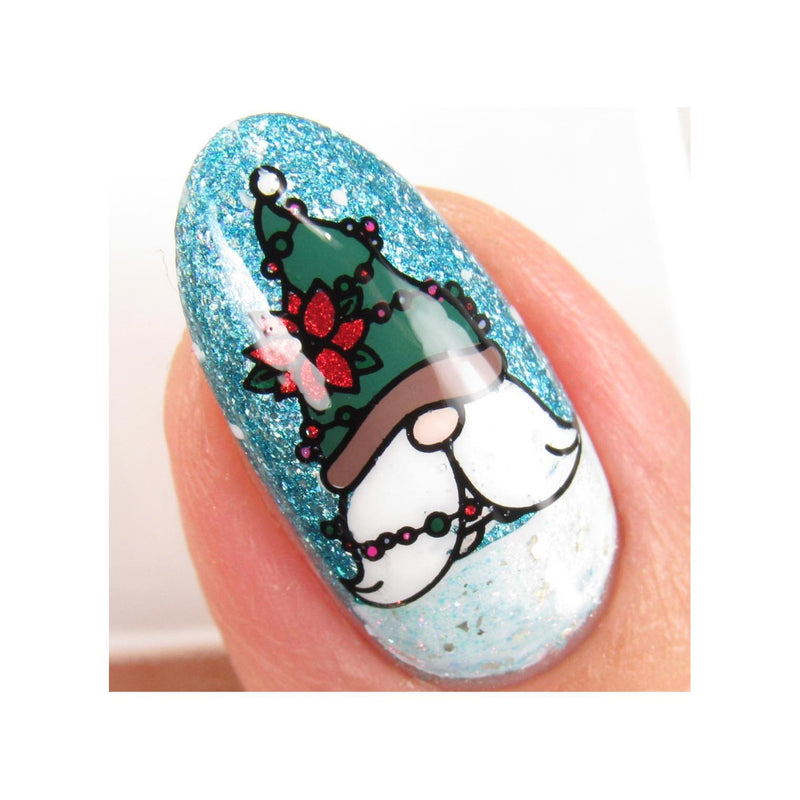 UberChic Beauty Gnome For The Holidays Stamping Plate