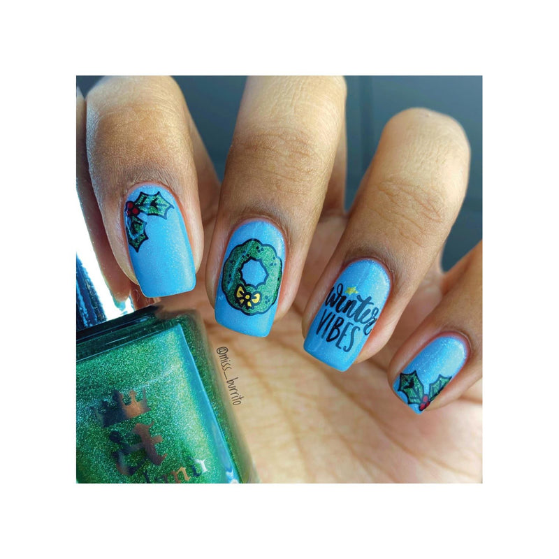 UberChic Beauty Merry & Bright Stamping Plate