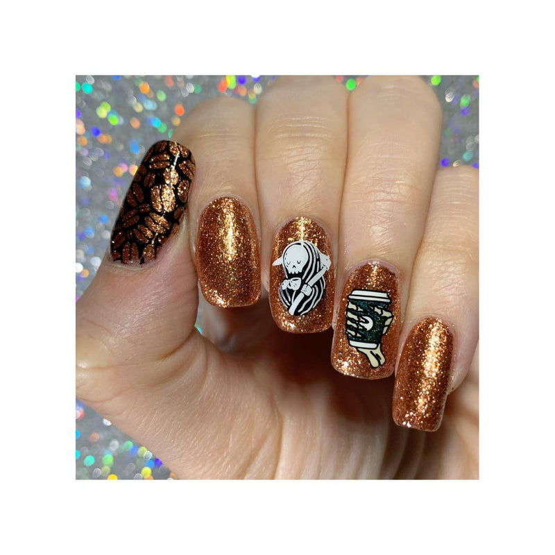 UberChic Beauty Better With Coffee Stamping Plate
