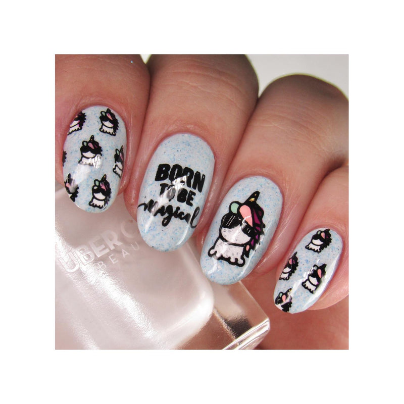 UberChic Beauty Unicorn Love-02 Stamping Plate