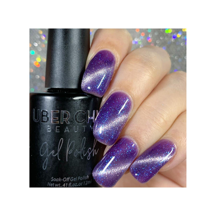 Uberchic Beauty Galactic Night   Cats Eye Iridescent Gel Polish