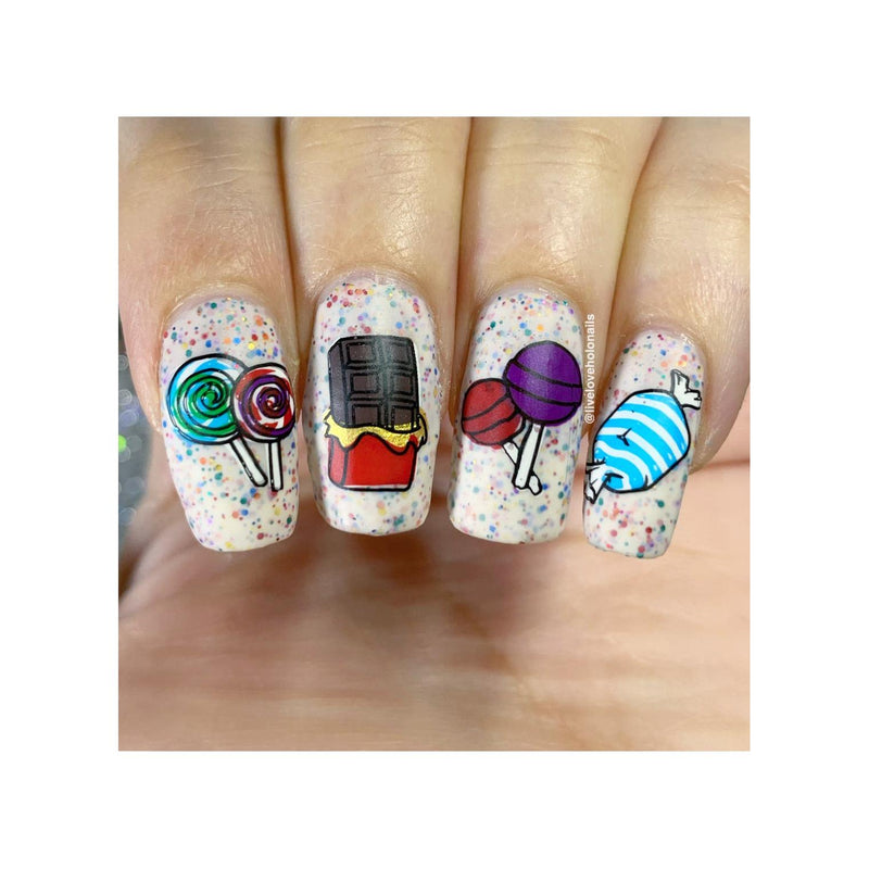 UberChic Beauty I Want Candy Stamping Plate