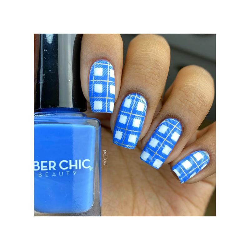 UberChic Beauty Pretty In Plaid-04 Stamping Plate