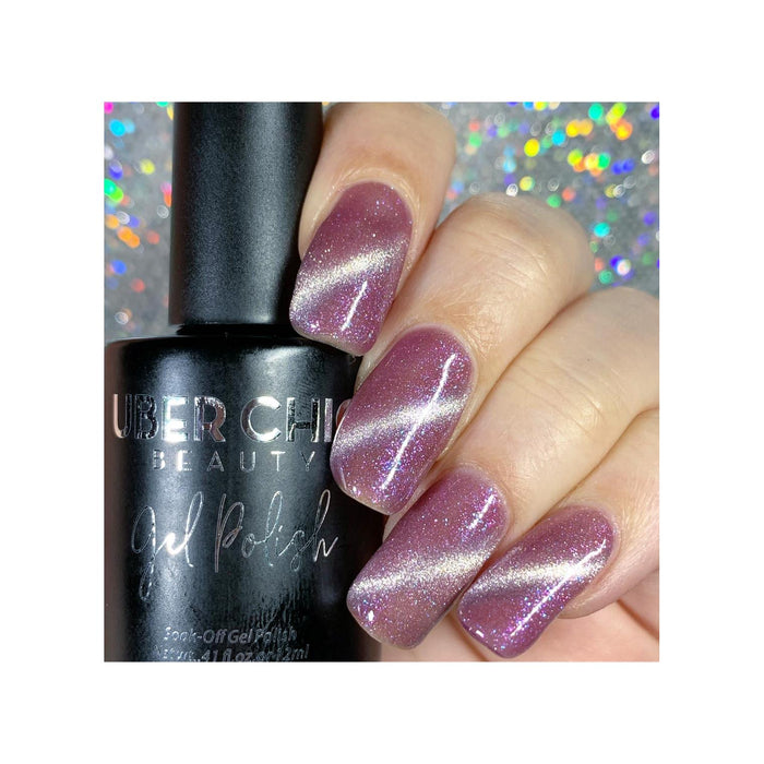 Uberchic Beauty Cotton Candy Daydream   Cats Eye Iridescent Gel Polish