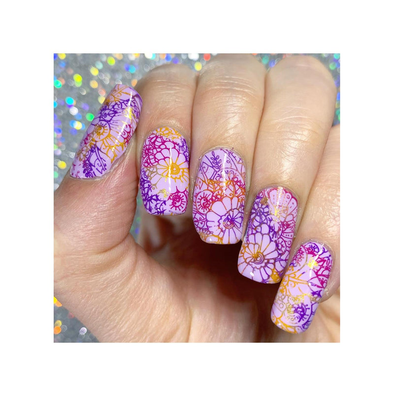 UberChic Beauty Whimsical By Nature-01 Stamping Plate