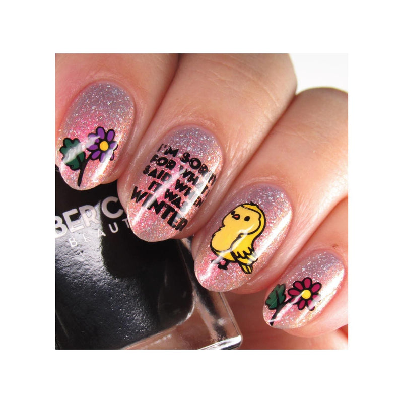 UberChic Beauty Hello Spring Stamping Plate