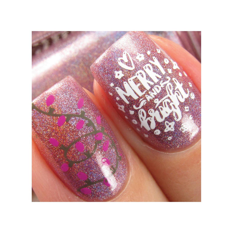 UberChic Beauty Merry & Bright Stamping Plate