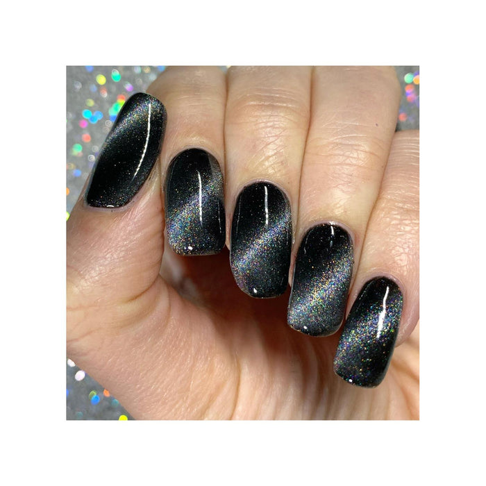 Uberchic Beauty Chasing Lightning   Holo Cats Eye Gel Polish