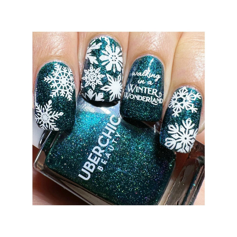 UberChic Beauty Let It Snow Stamping Plate