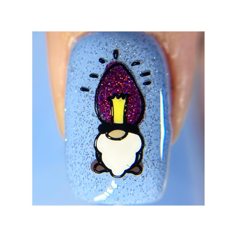 UberChic Beauty Gnome For The Holidays Stamping Plate