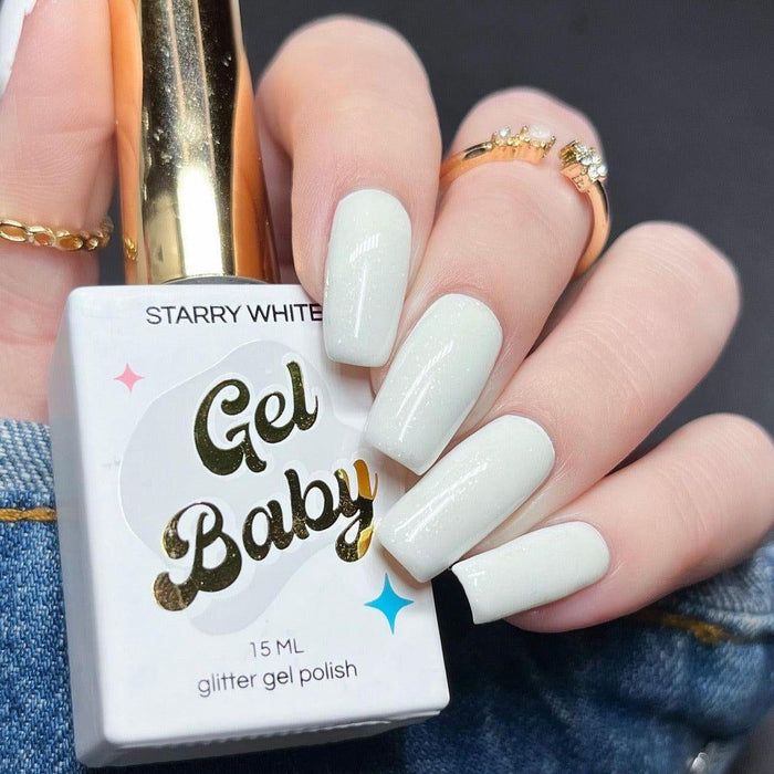 Twinkled T - Starry White Gel Polish