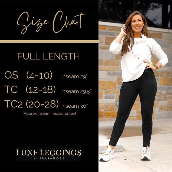 *Ready to Ship | The Nadia - NAVY Crossover Full Length Leggings with Pockets  - Luxe Leggings by Julia Rose®