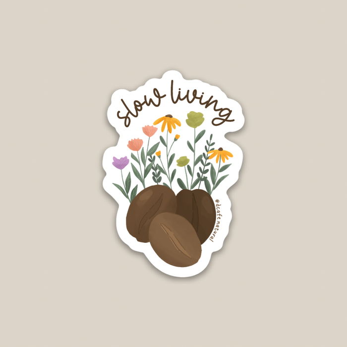 Slow Living Sticker