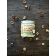 MION Artisan Soap Co. Fir Needle & Rosemary Soy Wax Candle | Long Lasting | 100% Natural