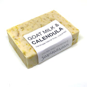 Soaplandia Soap Store Goat Milk & Calendula Tea Soap, Unscented Bar Soap