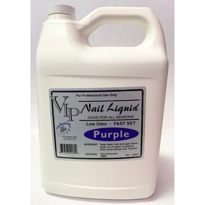 Vip - Purple Nail Liquid Monomer (No MMA) 128oz(gal)