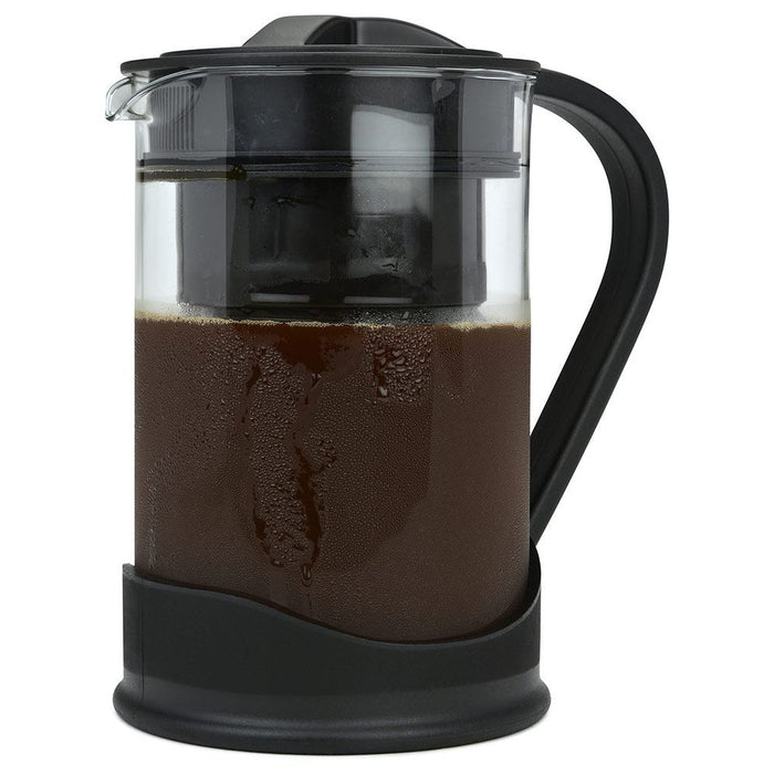 Shopbobbys Spigo Cold Brew Coffee Maker With Borosilicate Glass Pitcher, Black, 1 Liter, 8X5 Inches