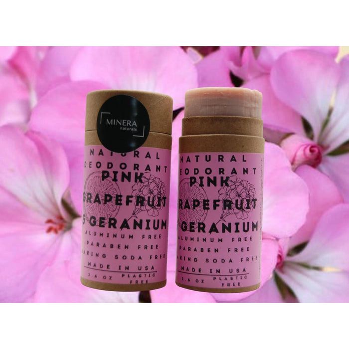 Mineranaturals Natural Deodorant - Pink Grapefruit & Geranium