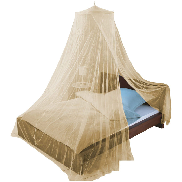 Shopbobbys Just Relax Elegant Mosquito Net Bed Canopy Set, Beige, Queen-King