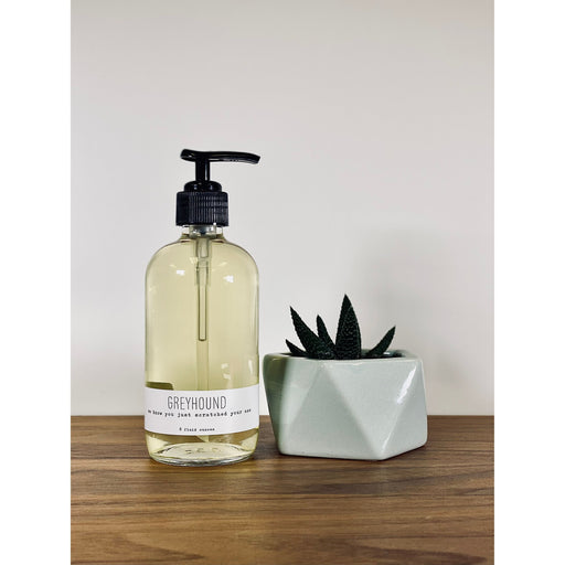 handmade. la conner Hand Wash - Sweary - Greyhound