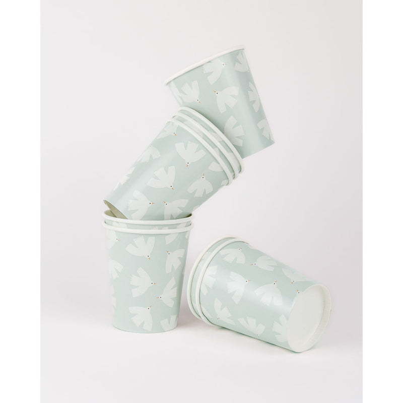 Be A Heart Holy Spirit Dove Paper Cups Disposable Tableware