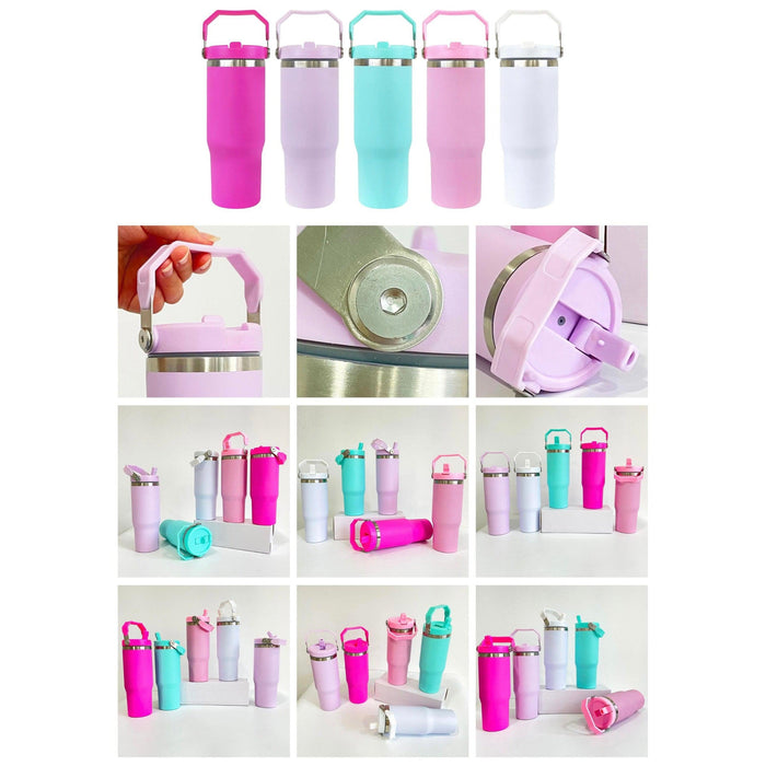 Ready to Ship | The Debbie - 30oz Matte Macaron Sublimation Stainless Steel Tumbler (Copy)