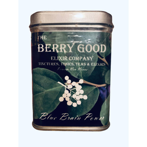 the berry good elixir company  - Blue Brain Power herbal infusion. Safe for Kids 2oz. - 4oz.