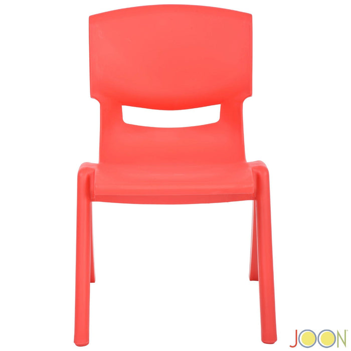 Shopbobbys Joon Stackable Plastic Kids Learning Chairs, 20.5X12.75X11 Inches, 2-Pack