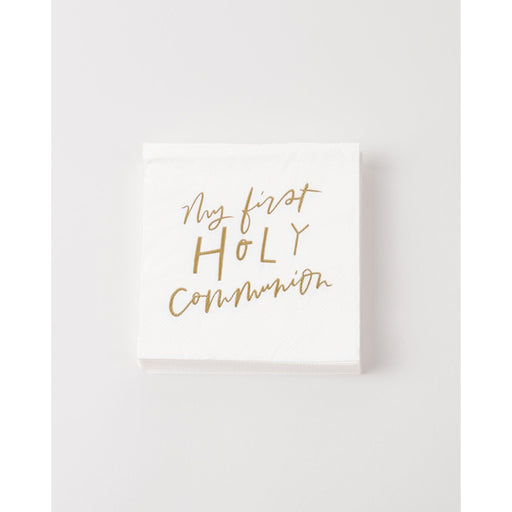 Be A Heart My First Holy Communion Cocktail Napkins Disposable Tableware