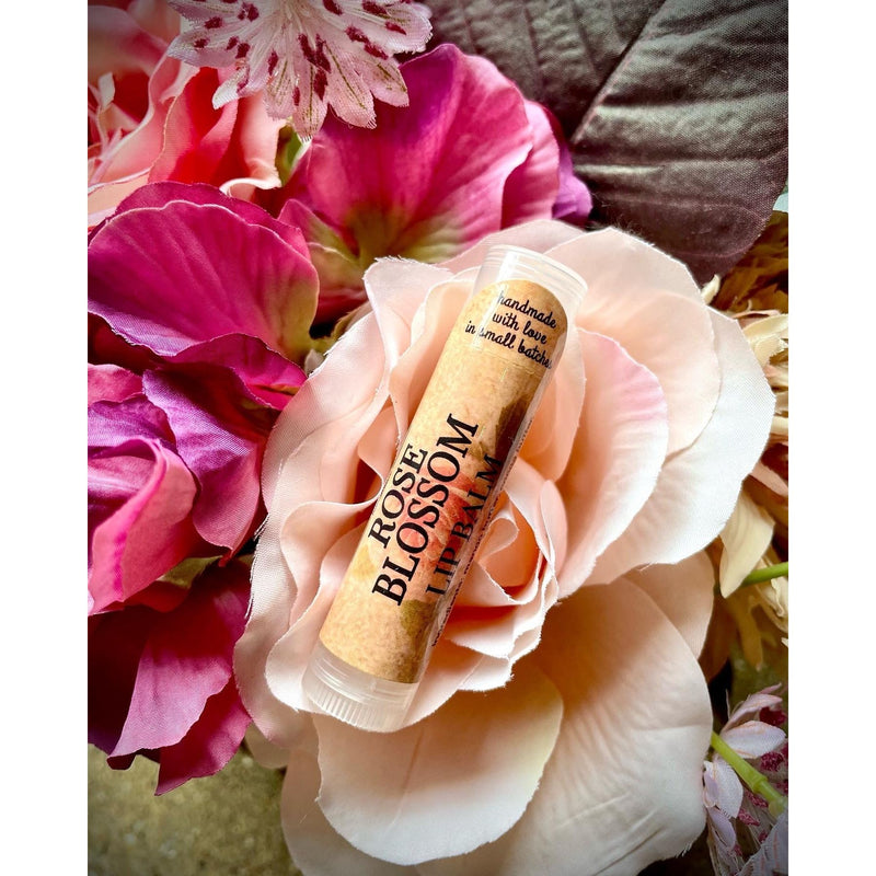 MION Artisan Soap Co. Lip Balm - Rose Blossom | Made with Cocoa and Mango Butter