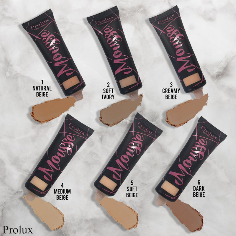 Prolux Cosmetics Mousse Foundation Face Foundation