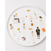 Be A Heart First Communion Cocktail Plates Disposable Tableware