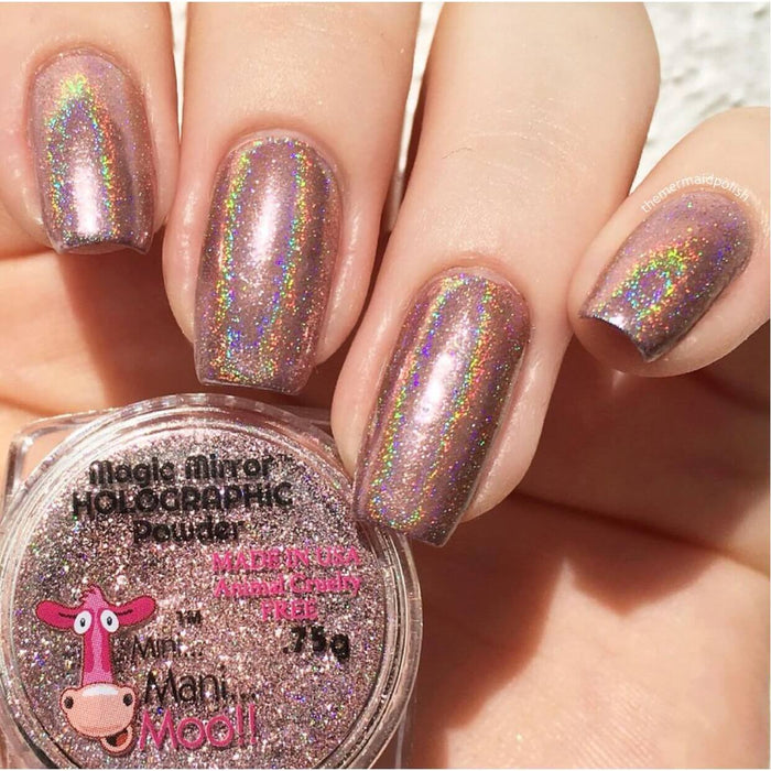 Minimanimoo - Magic Mirror Pink Holographic Powder