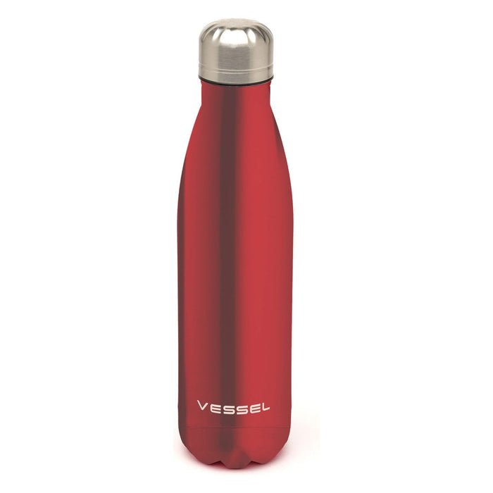 Shopbobbys Premius Vessel Vacuum Insulated Stainless Steel Hydration Flask Bottle, 17 Ounce