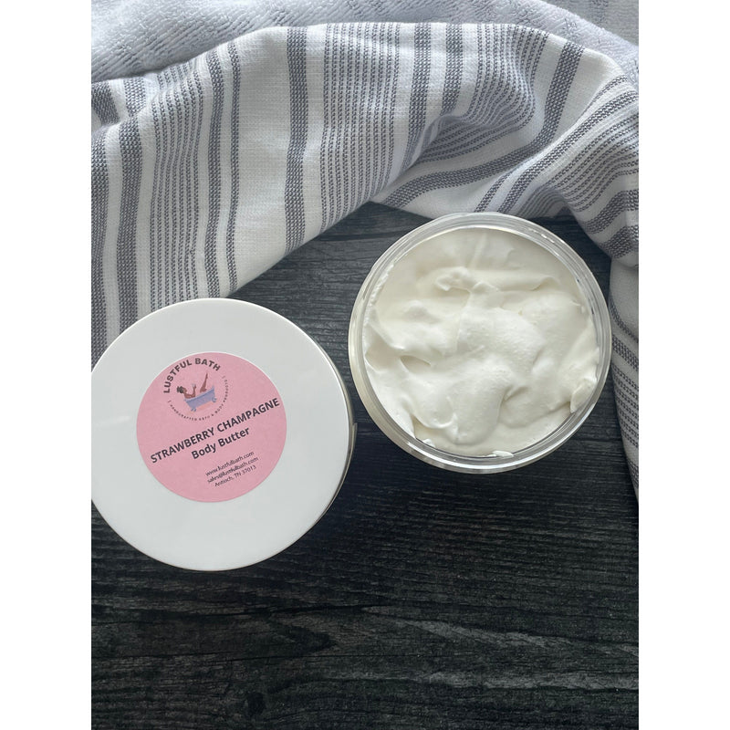 Lustful Bath, LLC STRAWBERRY CHAMPAGNE BODY BUTTER Butters