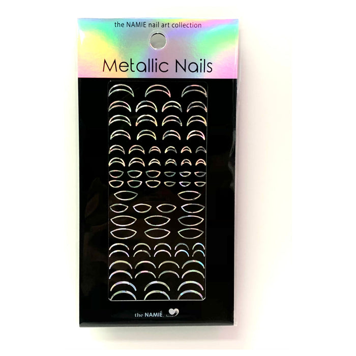 Sylphkiss - Metallic Nail Stickers - Msilver-005