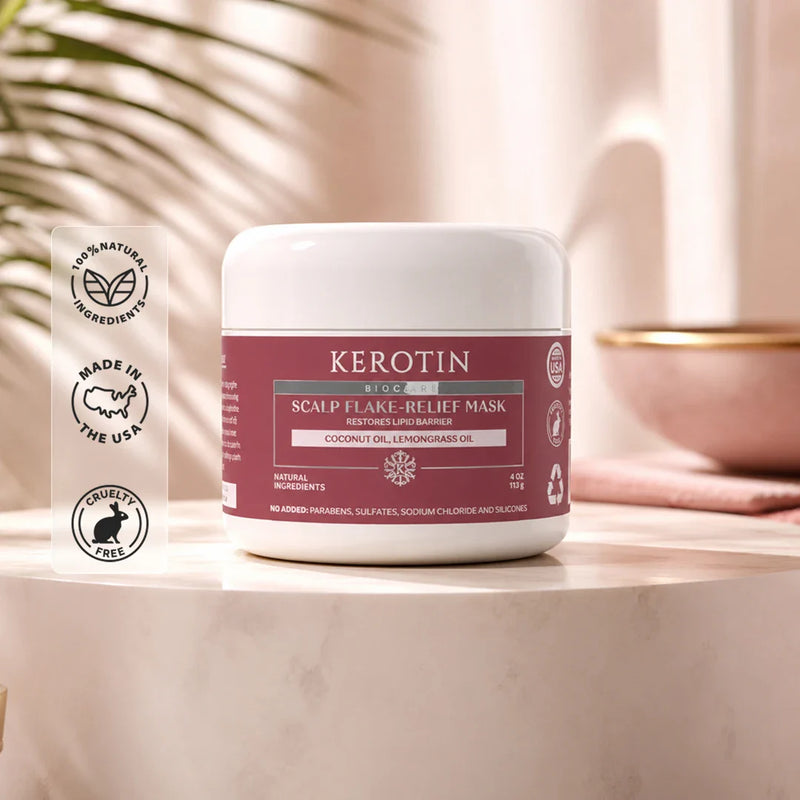 Kerotin Scalp Flake-Relief Mask Gray