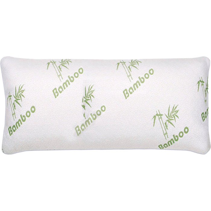 Shopbobbys Premius Bamboo Memory Foam Pillow, King, 18X36 Inches