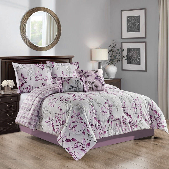 Shopbobbys Katrina Vines Printed 5-Piece Comforter Set