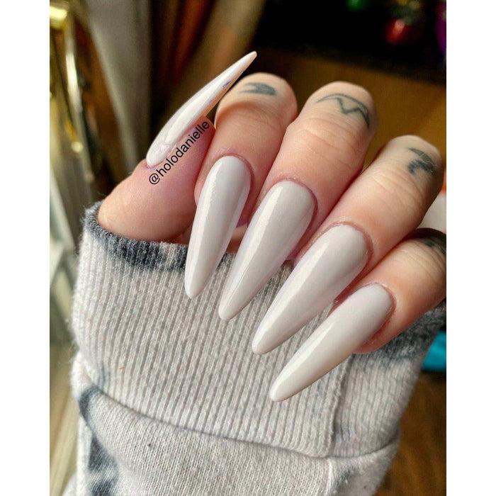 Twinkled T - Gel Extension Tips - Stiletto ♥︎ Cream ♥︎ Long