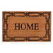 Achim Home Printed Coir Doormat, Brown-Black, 18x30 Inches