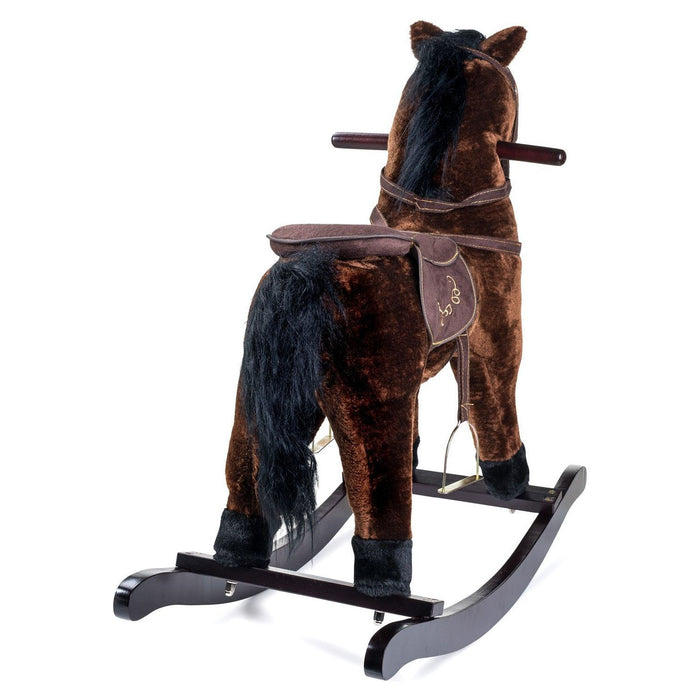 Shopbobbys Joon Rocking Horse Pony, Dark Brown