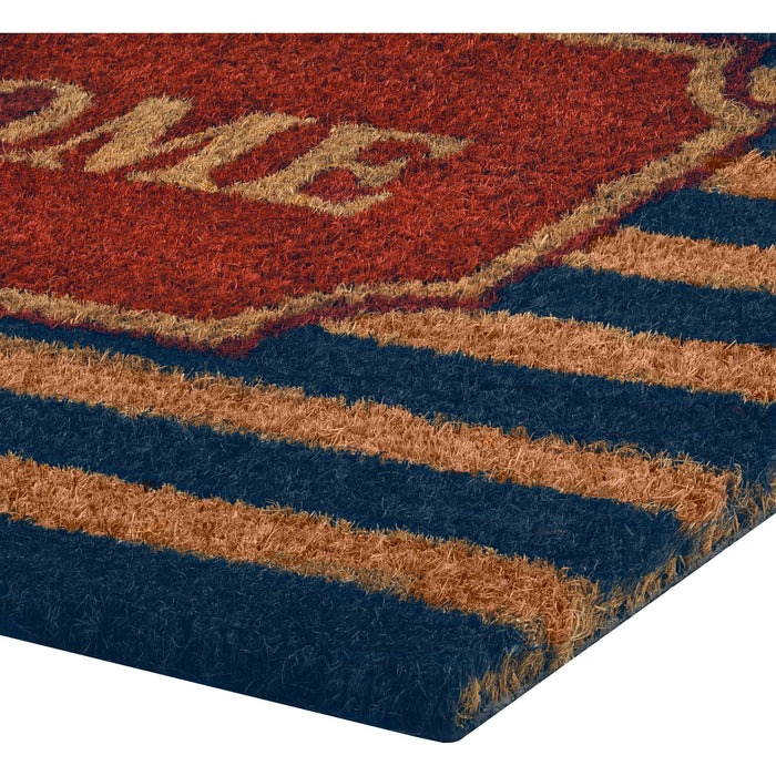 Achim Welcome Printed Coir Doormat, Red-Blue, 18x30 Inches