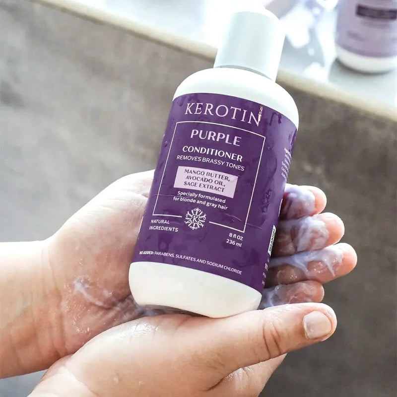 Kerotin Purple Conditioner Gray