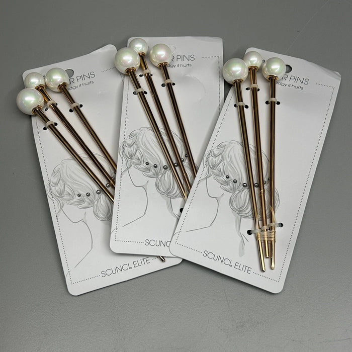 Paywut - Scunci 3-Pack! Hair Pins Elite Collection 3-Pieces (New)