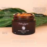Timeless Organics Skin Care Resurfacing Facial Polish - Walnut + AHA