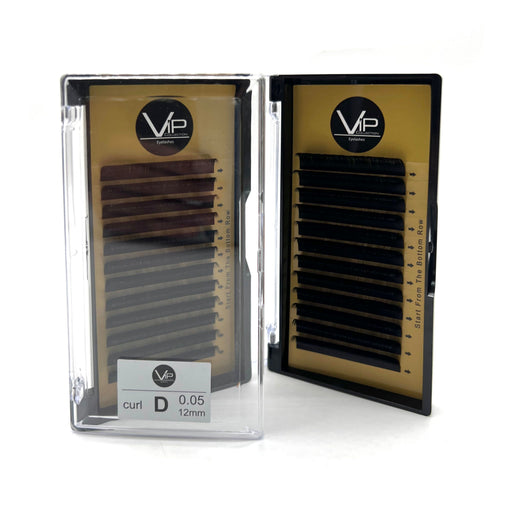 VIP Extensions Faux Mink Lash Extension 12 Lines D Curl 0.05 mm Lashes Extensions