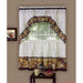 Achim Home Furnishings Coffee Tier And Swag Kitchen Curtain Set, 57 By 36-Inch, Brown