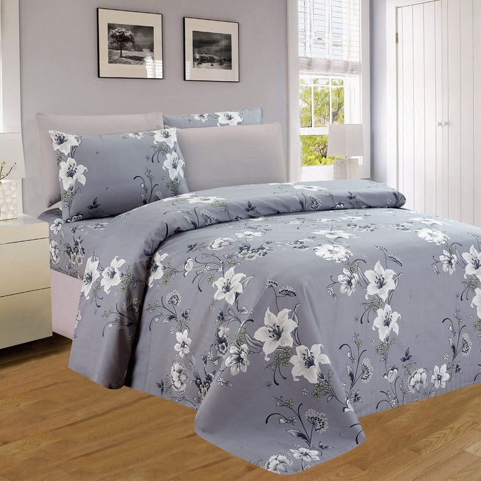 Shopbobbys Premius Jazzy Printed Wrinkle Free Microfiber Sheet Set