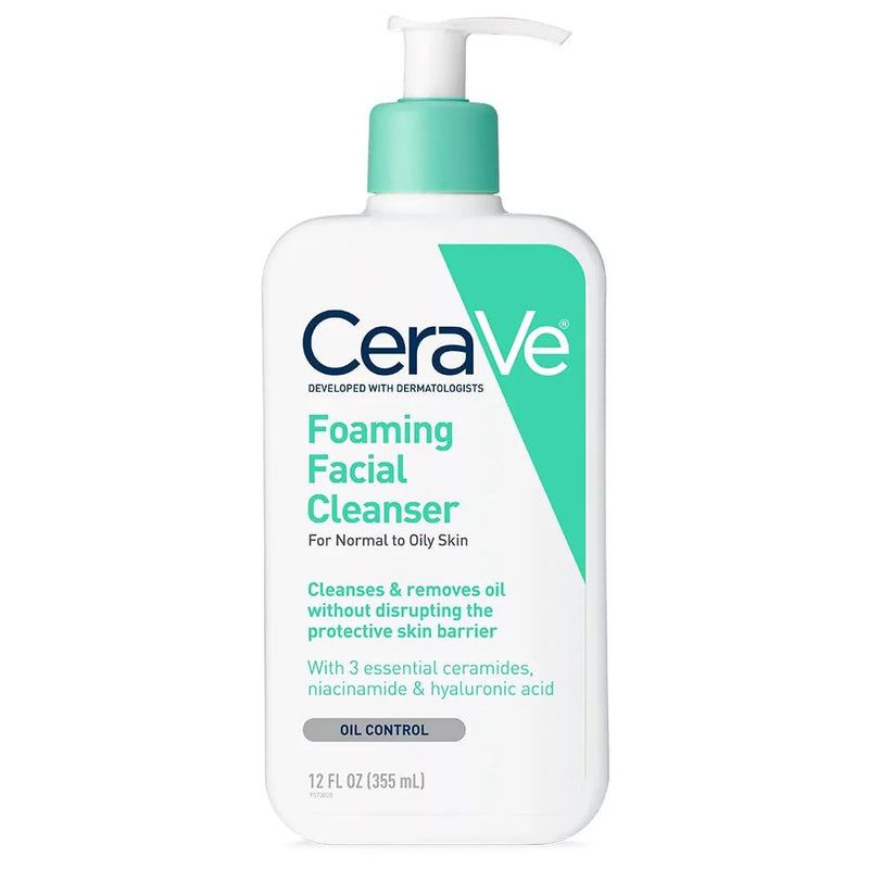 CeraVe CeraVe Foaming Facial Cleanser, 12 fl oz Facial Cleanser White Smoke